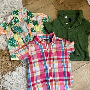 Janie and Jack collared tee bundle
